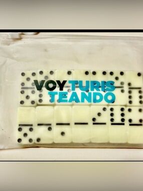 Voy TurisTeando 14 Domino (28 Tile) Game Set. NEW! Comes In The Pouch Pictured!